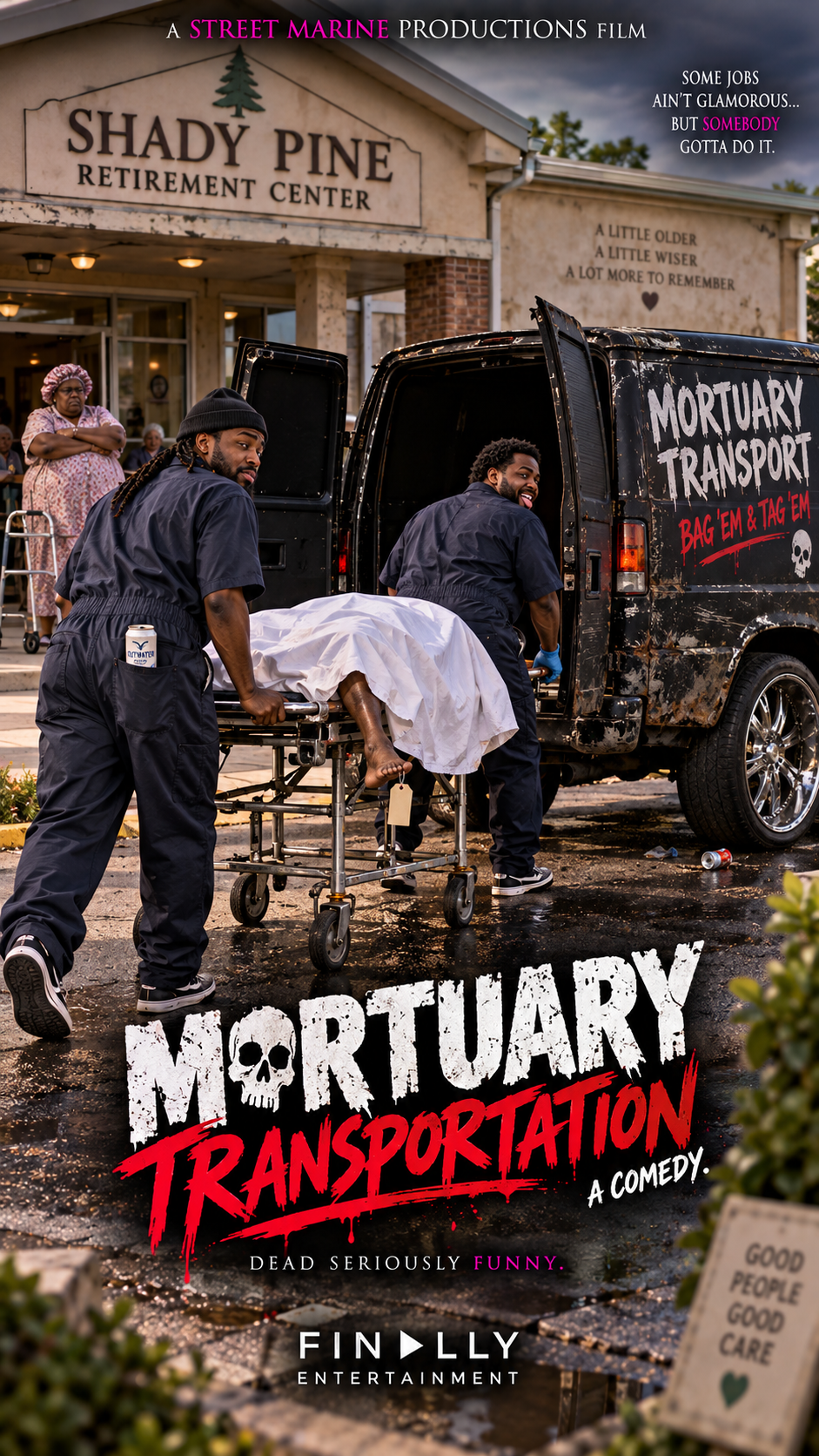 Mortuary Transportation poster artwork
